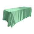 Tiffany Bridal Satin Rectangular Tablecloth 90 x 132″