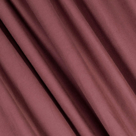 Polyester Spandex Knit Fabric Mauve DTY Double Brushed