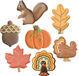 Thanksgiving Cookie Cutter Set (7 PCS) – Fall-Themed Shapes by Ann Clark, USA