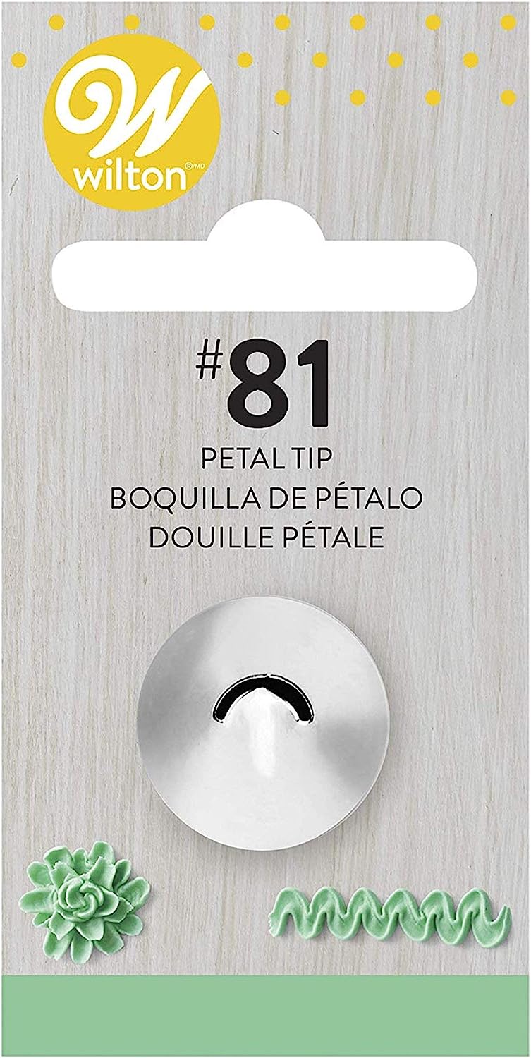 Wilton Decorating Tip, No.81 Curved Ribbon