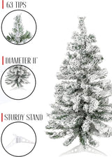 3ft Christmas Tree Snow Flock
