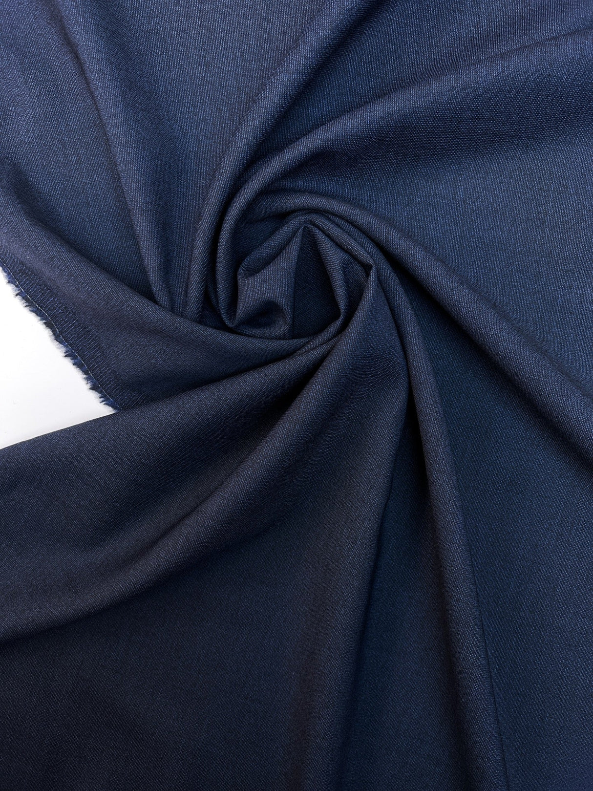 Wool Stretch Fabric Blue Black