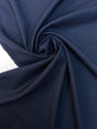 Wool Stretch Fabric Blue Black