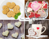 Heart Shape Cookie Cutter Set 6-Piece – Baking, Fondant, Biscuit & Sandwich Cutter