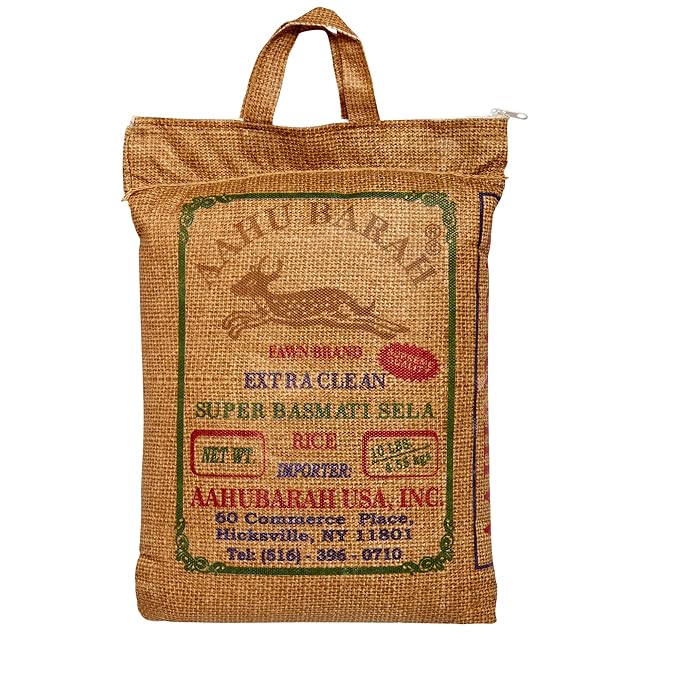 Aahu Barah Basmati Sela Rice - 10lb Pack