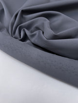 Polyester Elastane Knitted Fabric Gray