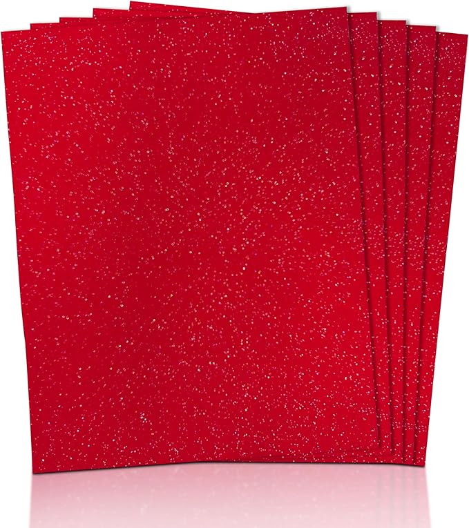 Glitter Felt Sheets 9x12 5-Pack