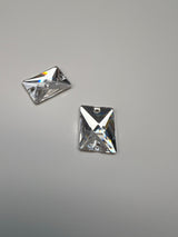 Silver Sewing Notions With Crystals