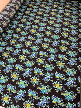 Polyester Elastane Floral Print Green