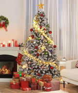 9' TREE, 2580 TIPS, METAL STAND, 65" DIA