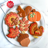 Thanksgiving Cookie Cutter Set (7 PCS) – Fall-Themed Shapes by Ann Clark, USA