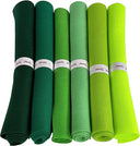 Acrylic Felt Craft Rolls 12 x 18 Shade of Greens