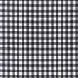 1/4″ Inch Black Checkered Gingham Poly Cotton Fabric,