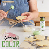 Watkins Green Sanding Decorating Sugar, Non-GMO, Kosher, 4.2 Ounce Jar Dye Free