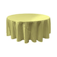 Sage Bridal Satin Round Tablecloth 120″