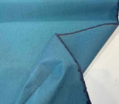 Triumph Lagoon Solution-Dyed Acrylic Fabric - Lagoon, Plain Weave, 54" Width (By The Yard)