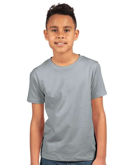 Next Level® Youth Cotton Crewneck Short Sleeve T-Shirt
