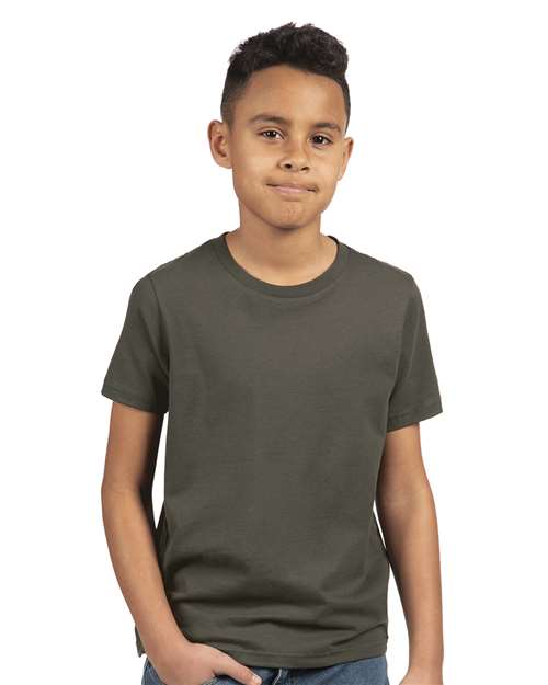 Next Level® Youth Cotton Crewneck Short Sleeve T-Shirt