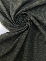 Green Wool Blend Fabric