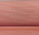 Sunbrella Annex Guava Pink Herringbone Acrylic Fabric - Guava Pink Herringbone, 56" Width (1 Yard)