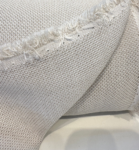 Sunbrella Essential Flax Solution Dyed Acrylic Fabric - Beige Textured Solids, 54" Width (1 Yard)
