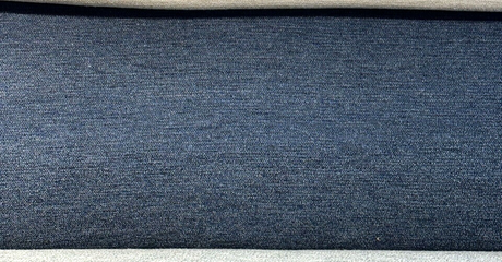 Sunbrella Boucle Twirl Blue Midnight Acrylic Fabric - Midnight Blue, Textured Boucle, 54" Width (1 Yard)