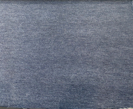 Sunbrella Boucle Twirl Blue Midnight Acrylic Fabric - Midnight Blue, Textured Boucle, 54" Width (1 Yard)