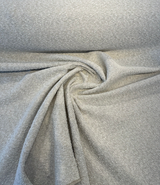 Kravet Boucle Wool Viscose Polyester Blend Fabric - White Gray Boucle, 55.12" Width (1 Yard)