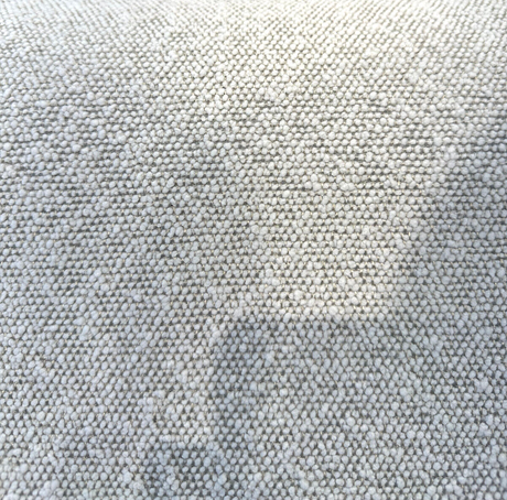 Kravet Boucle Wool Viscose Polyester Blend Fabric - White Gray Boucle, 55.12" Width (1 Yard)