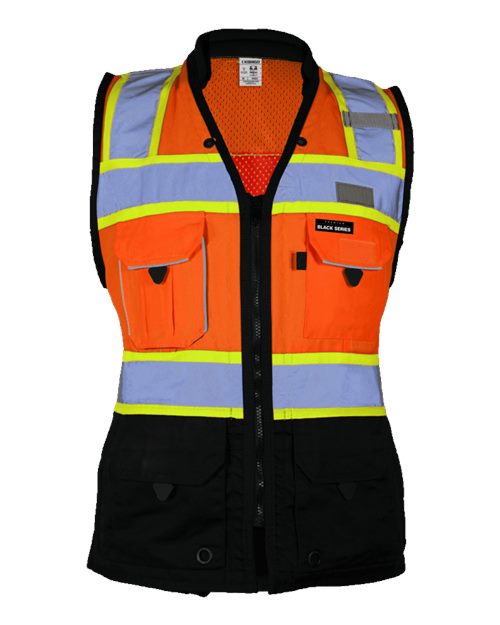 Women's Premium Black Series Heavy Duty Surveyors Vest