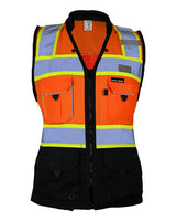 Women's Premium Black Series Heavy Duty Surveyors Vest