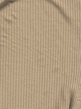 Rib Solid Stretch Knit Fabric