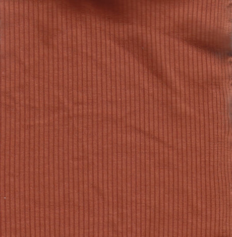 Rib Solid Stretch Knit Fabric