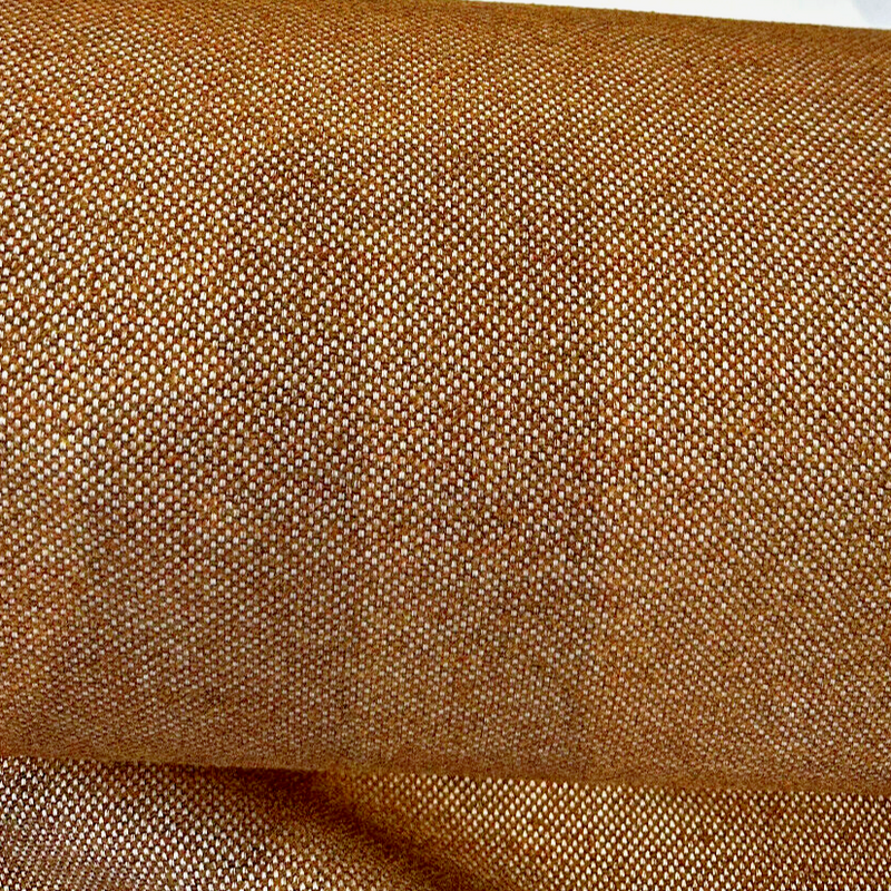 Sunbrella Outdoor Nurture Tawny Boucle Acrylic Fabric - Tawny Brownish Orange Boucle, 54" Width (1 Yard)