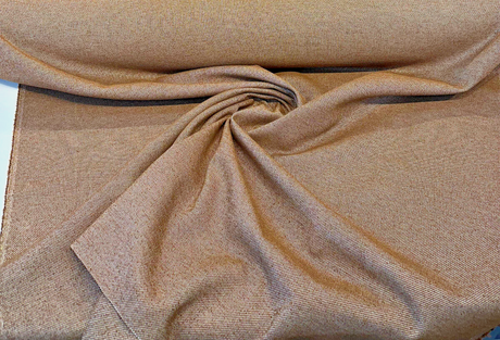 Sunbrella Outdoor Nurture Tawny Boucle Acrylic Fabric - Tawny Brownish Orange Boucle, 54" Width (1 Yard)