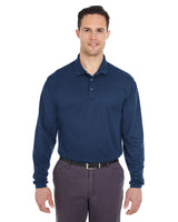 Adult Cool & Dry Long-Sleeve Mesh Piqué Polo