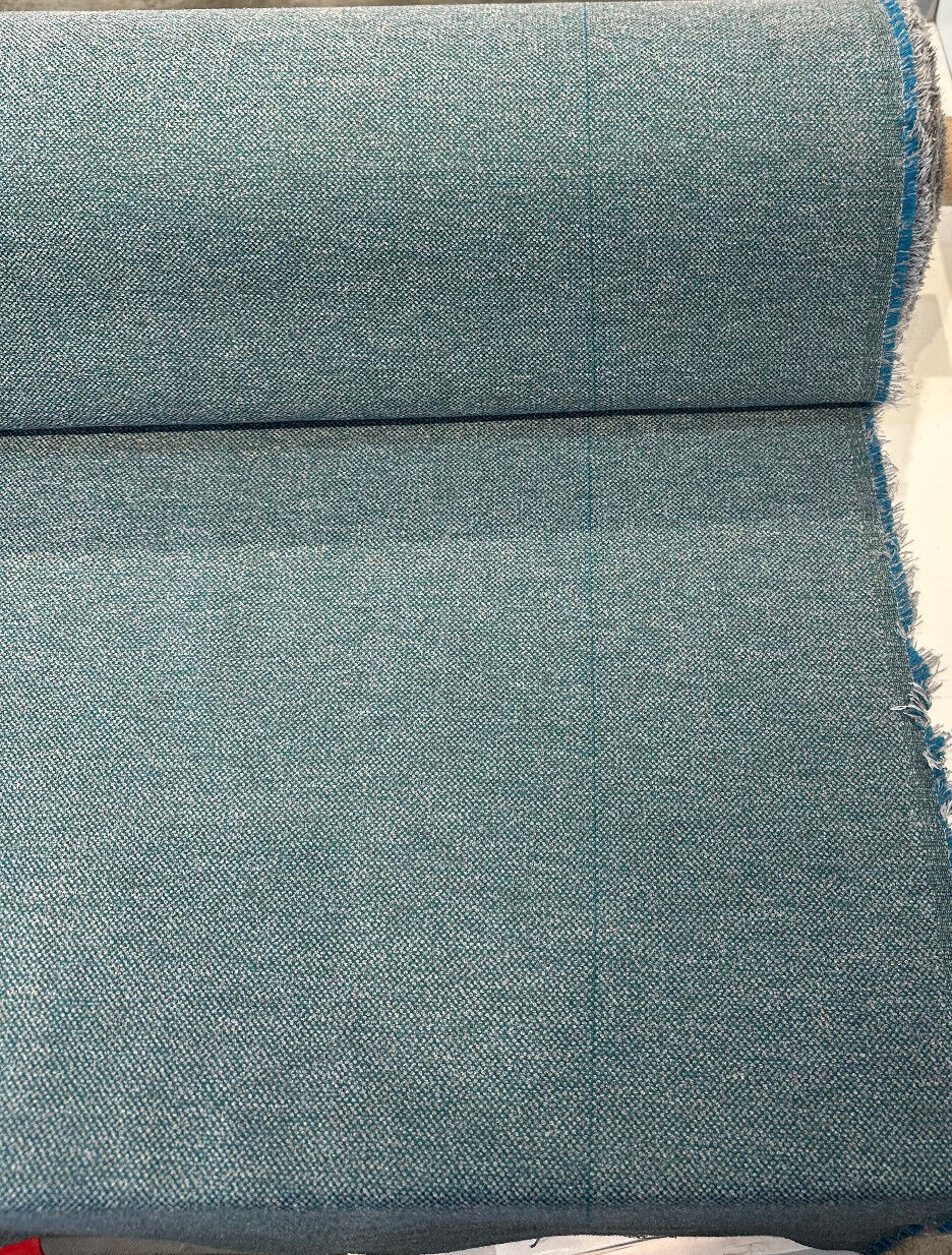 Sunbrella Outdoor Nurture Laurel Boucle Acrylic Fabric - Laurel Green With Hints Of Gray And Blue, 54" Width (1 Yard)
