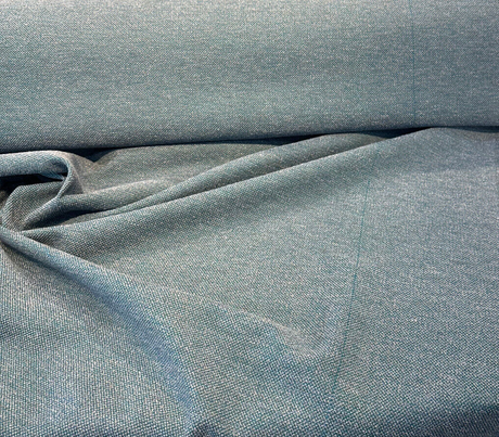 Sunbrella Outdoor Nurture Laurel Boucle Acrylic Fabric - Laurel Green With Hints Of Gray And Blue, 54" Width (1 Yard)