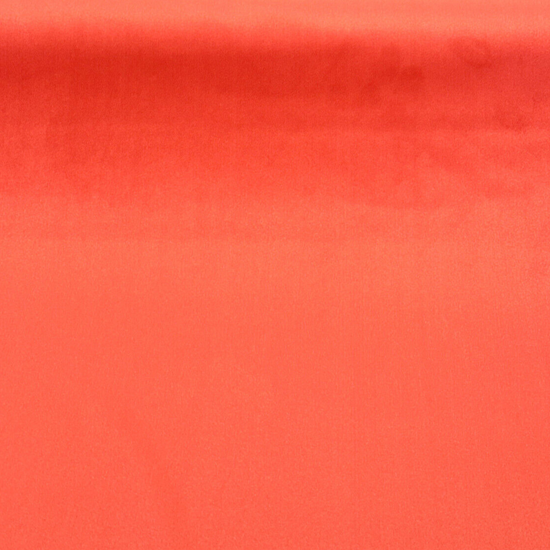 Rudy Velvet Polyester Fabric - Terracotta Orange, Upholstery, 56" Width (1 Yard)
