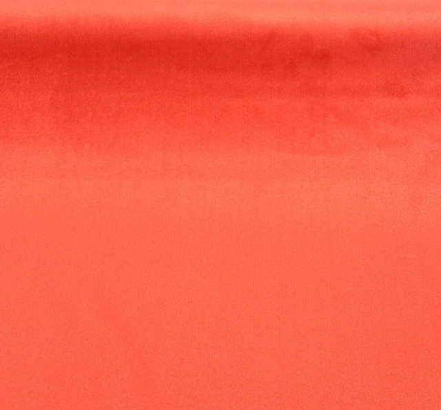 Rudy Velvet Polyester Fabric - Terracotta Orange, Upholstery, 56" Width (1 Yard)