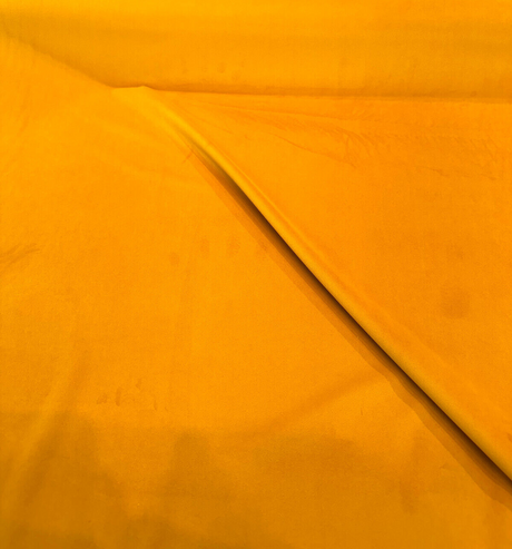 Rudy Velvet Polyester Fabric - Golden Mustard, Upholstery, 56" Width (1 Yard)
