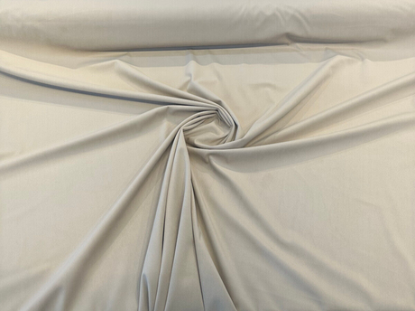 Rudy Velvet Polyester Fabric - Beige Parchment, 56" Width (1 Yard)