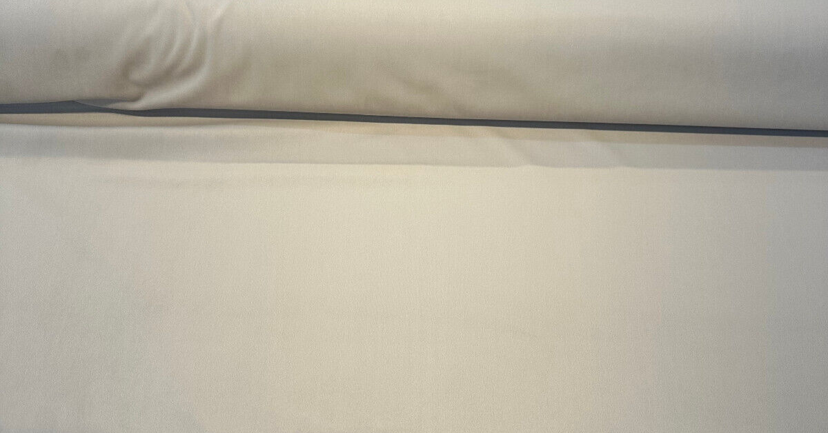 Rudy Velvet Polyester Fabric - Beige Parchment, 56" Width (1 Yard)