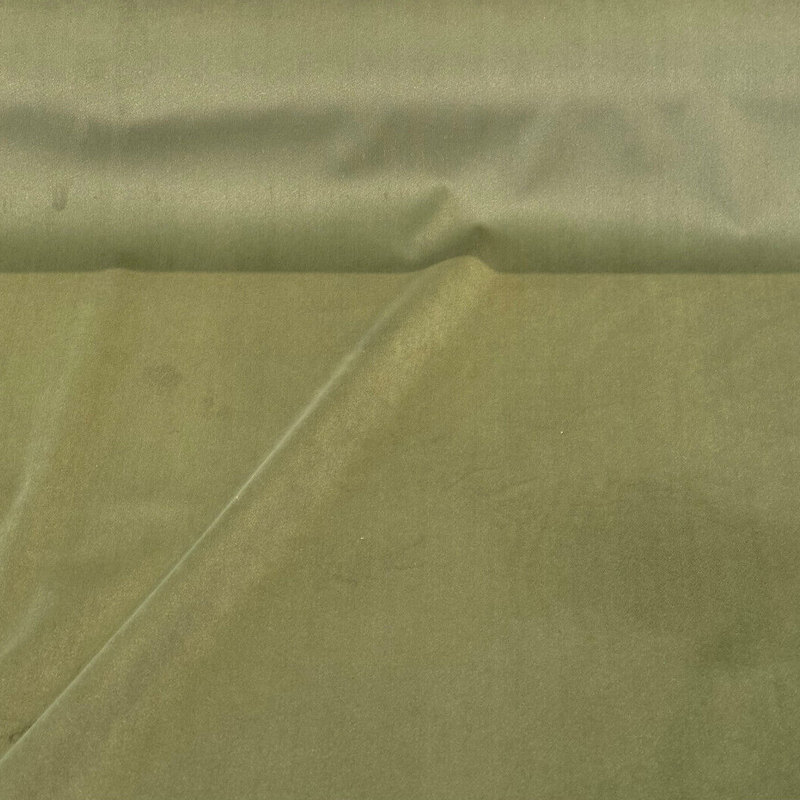 Rudy Velvet Polyester Fabric - Green Moss, Upholstery, 56" Width (1 Yard)