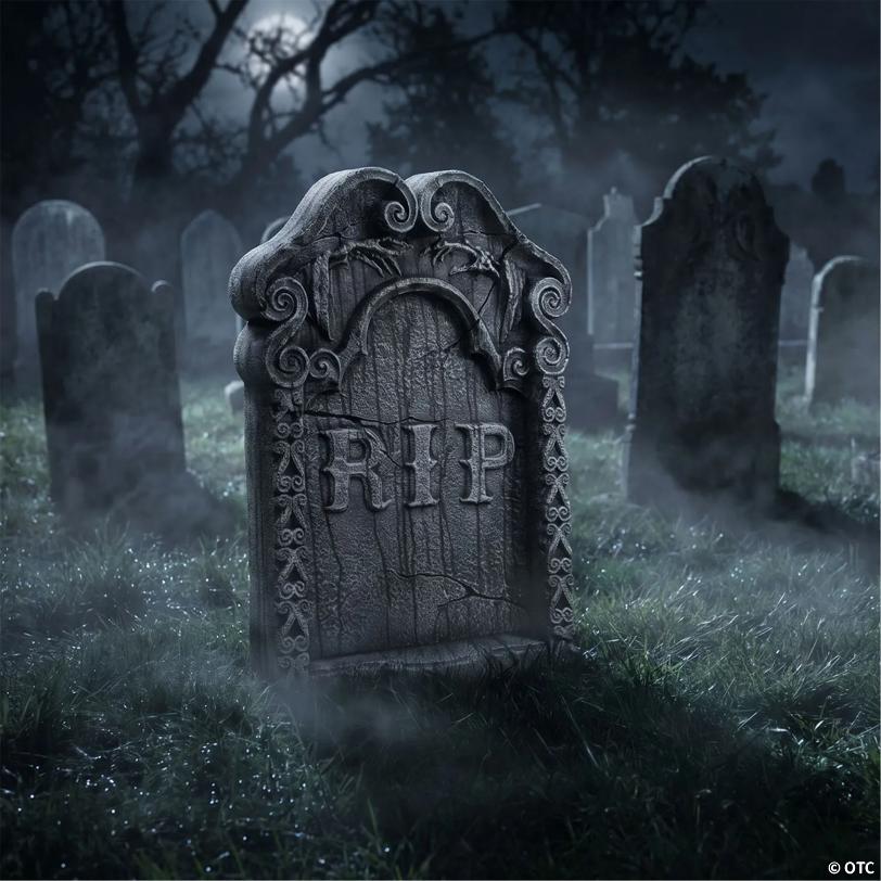 “Rest in Peace” Tombstone Halloween Decoration