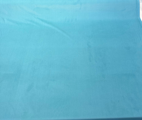 Rudy Velvet Polyester Fabric - Turquoise Blue, Upholstery, 56" Width (1 Yard)