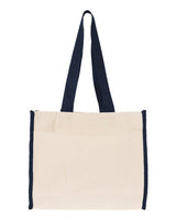 14L Tote with Contrast-Color Handles