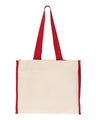 14L Tote with Contrast-Color Handles