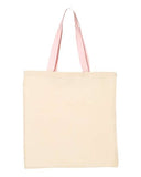 Economical Tote with Contrast-Color Handles