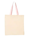 Economical Tote with Contrast-Color Handles